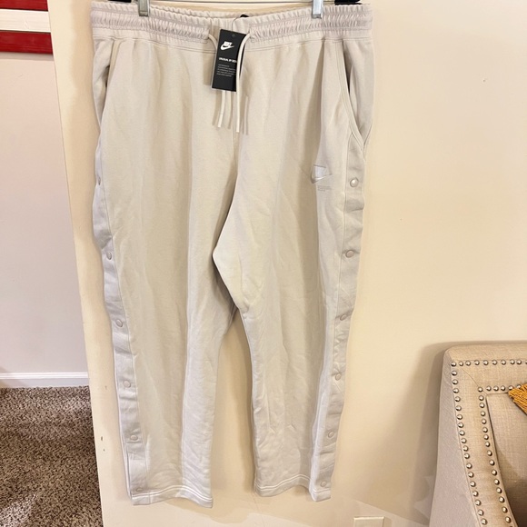 Nike Pants Nwt Nike Breakaway Mens Cream Color Heavy Material Sweat Pants Poshmark